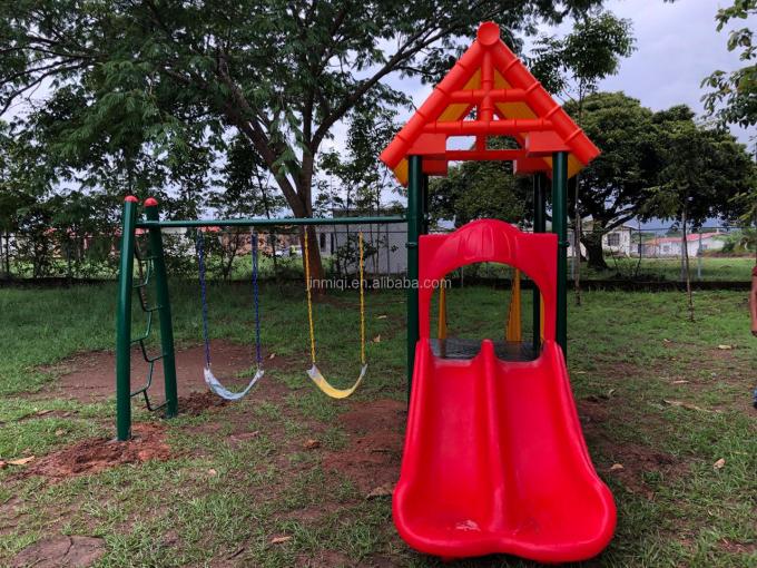 Direct Sale Outdoor Playground Equipment For Kids Plastic Slide Set With Competitive And High Qualit 4