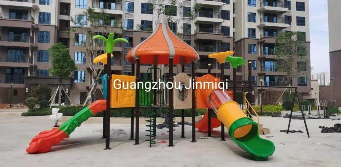 Direct Sale Outdoor Playground Equipment For Kids Plastic Slide Set With Competitive And High Qualit 6