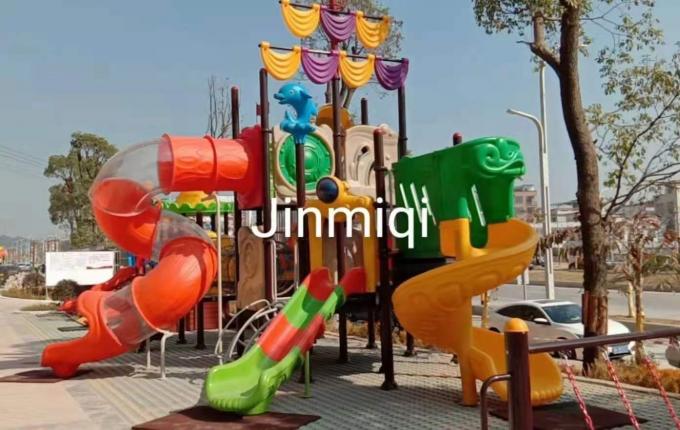 Direct Sale Outdoor Playground Equipment For Kids Plastic Slide Set With Competitive And High Qualit 5