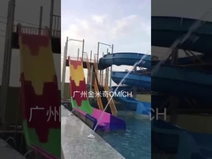 Outdoor Water Park Playground Manufacturer FRP Fiberglass Water Play Equipment Kids Water Slide