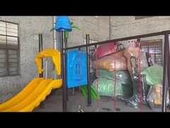 Amusement Park Play Equipment Hot Sale Plastic Slide with Swing Set Manufacturer Kids Outdoor Playgr