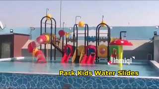 Outdoor Aqua Park Playground Slides for Kids