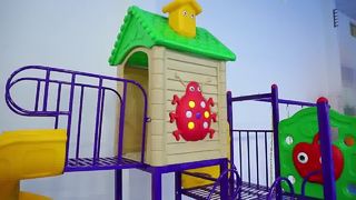 Durable Outdoor Playground Slide and Swing Sets for Kids