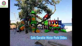 Outdoor Water Park Slides for Kids Playground